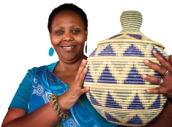 Janet with Basket